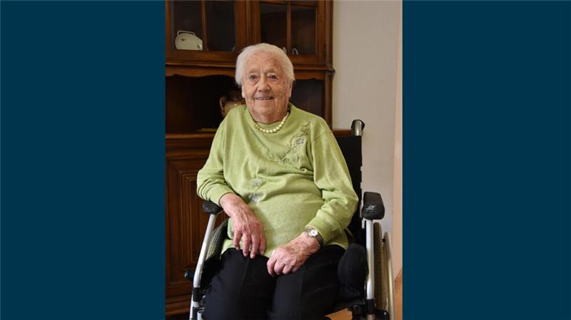 Gerda Witzmann feiert am 29. Dezember ihren 100. Geburtstag.