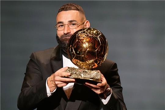 Gewinner des Ballon d'Or: Karim Benzema.
