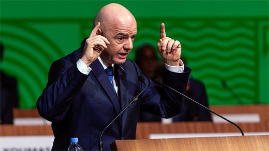 Gianni Infantino vor drei Jahren in Kigali: Da wurde er als FIFA-Boss wiedergewählt. (Archivbild)