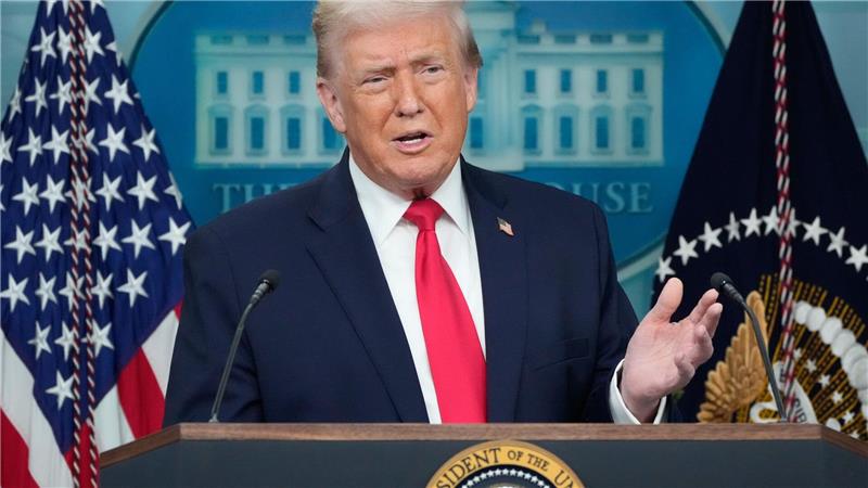 Gibt sich überzeugt, dass eine Einigung im Grönland-Konflikt möglich ist - US-Präsident Donald Trump.