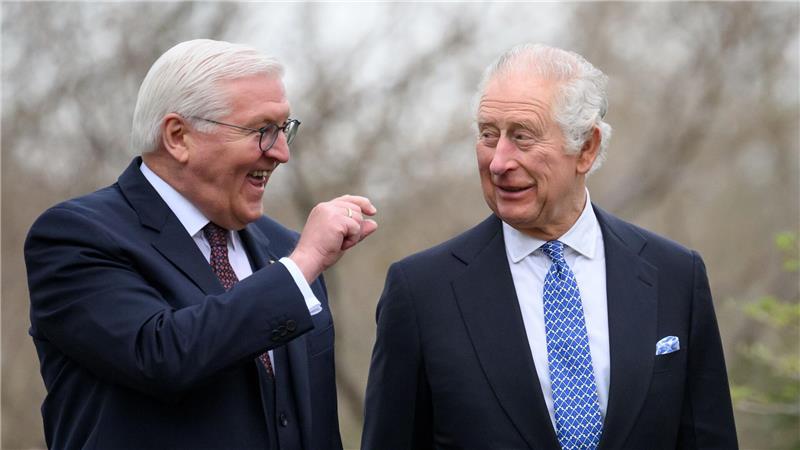 Gilt als herzlich - das Verhältnis von Bundespräsident Steinmeier und König Charles III.