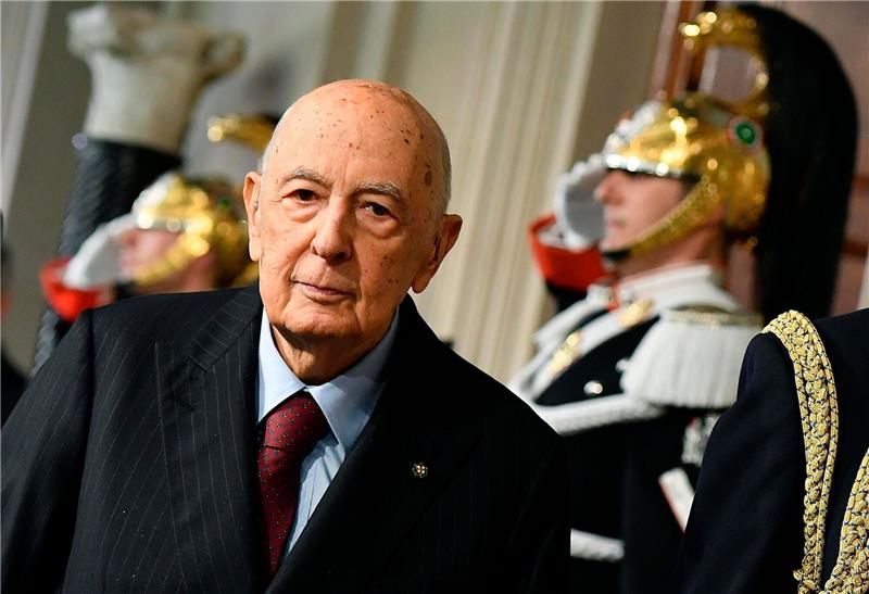 Italien trauert um Ex-Präsidenten Giorgio Napolitano Giorgio Napolitano war der erste Ex-Kommunist, der in Italien zum Präsidenten gewählt wurde.