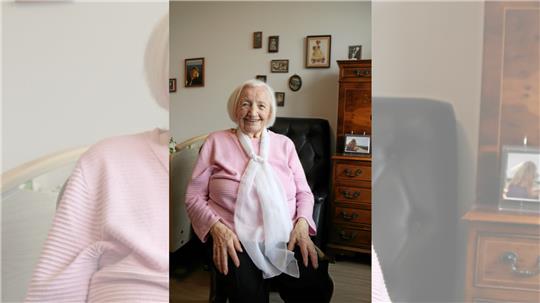 Gisela Ose feiert heute ihren 100. Geburtstag. Foto: Hartmann