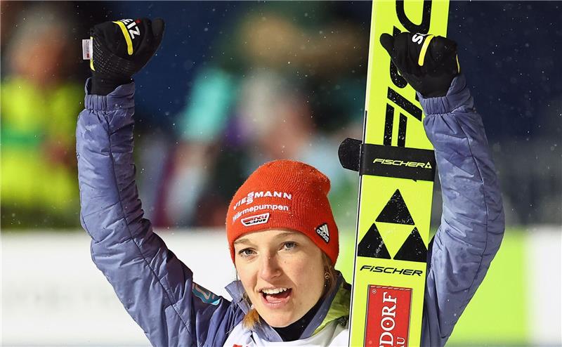 Glänzte bei der Nordischen Ski WM in Planica als Dreifach-Weltmeisterin: Katharina Althaus.