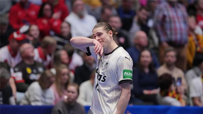 Frust pur: Handballer nach WM-Aus im Stimmungstief Glaubt trotz des Ausscheidens im WM-Viertelfinale an eine erfolgreiche Zukunft für die deutschen Handballer: Spielmacher Juri Knorr.