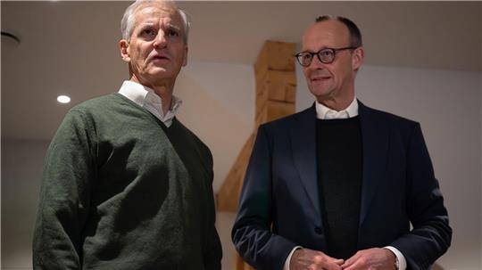 Gleich nach der Ankunft traf sich der Kanzler mit Norwegens Regierungschef zum Vier-Augen-Gespräch.