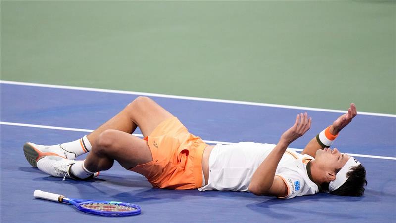 Glücklich über seinen Sieg: Daniel Altmaier.