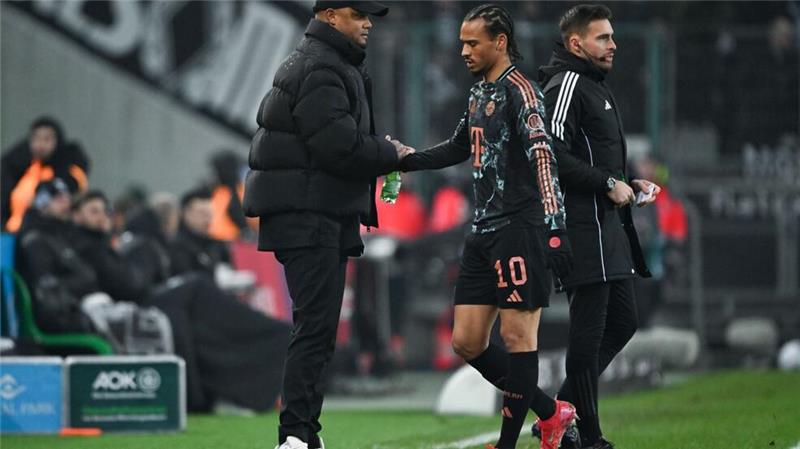 Eberl sieht „Statement“ - Diskussionen über Vertragsthemen Glücklos in Gladbach: Leroy Sané Verbleib wird als nicht so entscheidend eingestuft