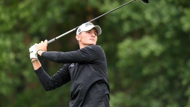 Golf: Europa-Tour, Einzel, Herren, 4. Runde. Jannik de Bruyn aus Deutschland in Aktion.