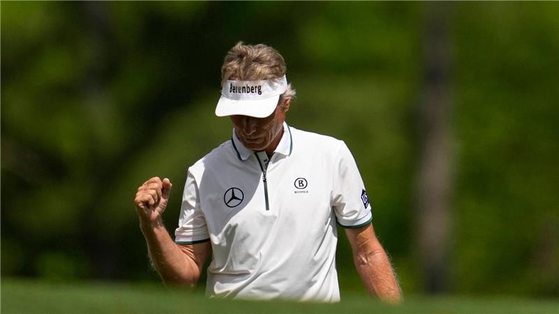 Golf-Routinier Bernhard Langer spielte sein letztes Masters-Turnier.