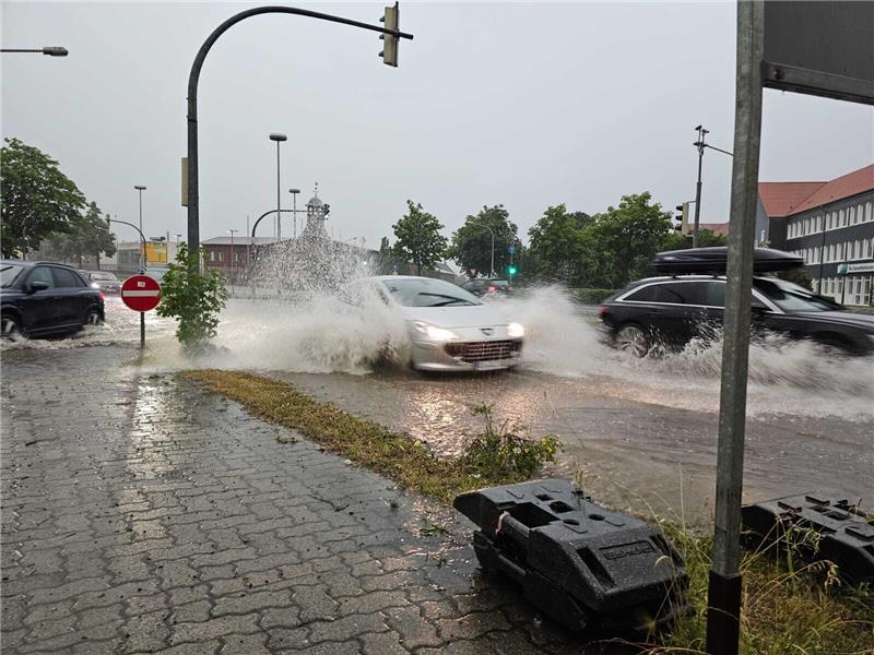 „Lambert“ hält die Region in Atem – Goslar bleibt verschont Goslar blieb weitestgehend verschont. Foto: Sowa