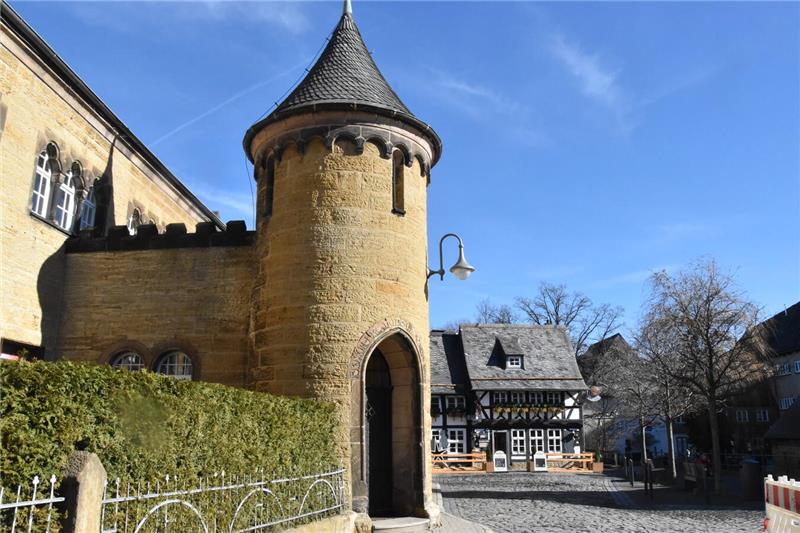 Goslars Altstadt erblickt die ersten Sonnenstrahlen