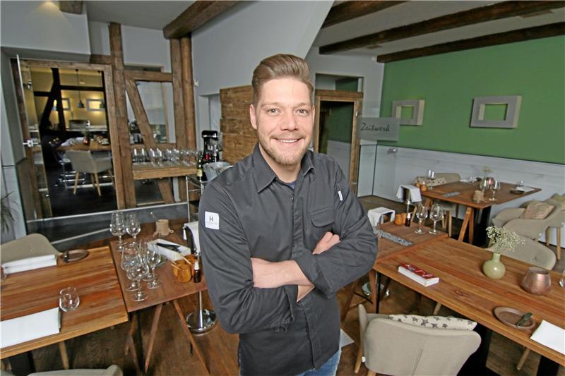 Gourmetkoch Robin Pietsch behält seinen Michelin-Stern.  Foto: Bein