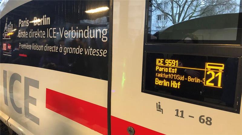Internationale Bahn-Verbindungen immer beliebter Grenzüberschreitende Strecken wie die zwischen Berlin und Paris werden der Bahn zufolge immer beliebter. (Archivbild)