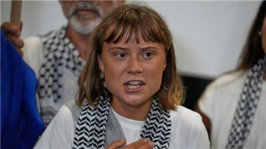 Greta Thunberg keilt gegen US-Präsident Trump. (Archivbild)