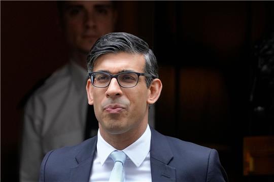 Großbritannien Premierminister Rishi Sunak in London.