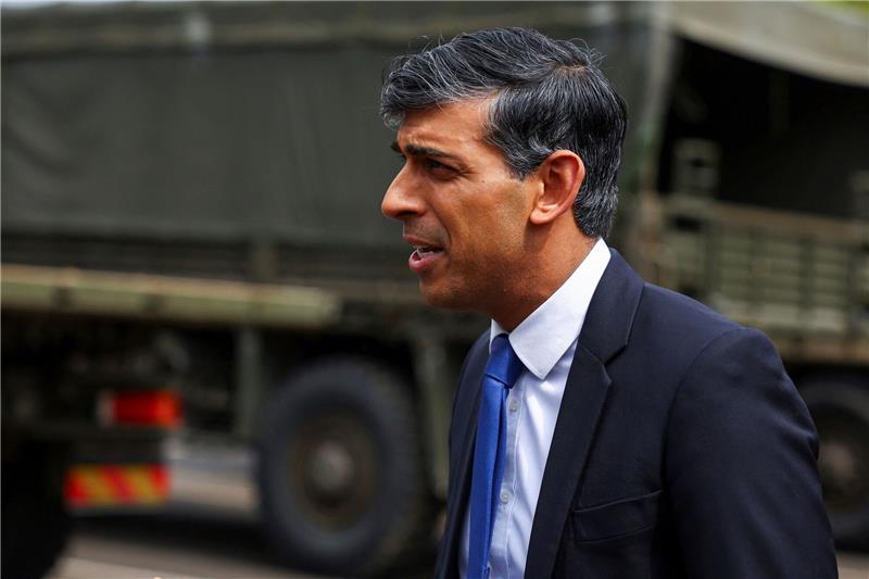 Weitere Niederlage für Konservative von Premier Sunak Großbritanniens Premier Rishi Sunak muss einige Niederlagen verkraften.