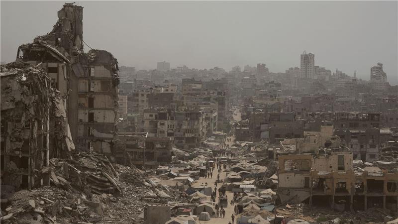 Große Teile des Gazastreifens sind von Israel in eine Ruinenlandschaft verwandelt worden. Den Krieg hatte die islamistische Terrororganisation Hamas mit ihrem Massaker in Israel vor bald zwei Jahren ausgelöst. (Archivbild)