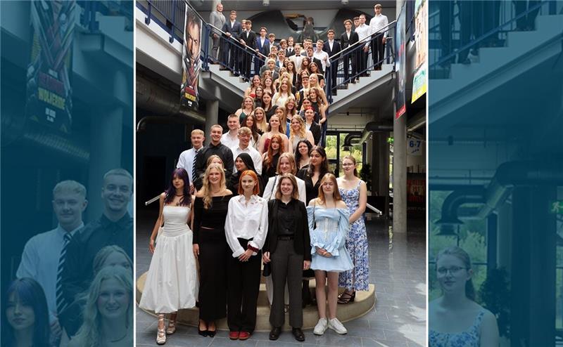 Berufsschule in der Baßgeige verabschiedet Abiturienten Gruppenfoto im Cineplex: Die Abiturientinnen und Abiturienten der Berufsbildenden Schulen Goslar-Baßgeige/Seesen.