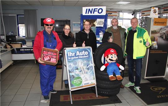 Günter Koschig (v.l.), Constanze Riedel, Christian Walter (Fechtelfhoff), Yaroslav Futerko und Martin Schilff. Foto: Hohaus