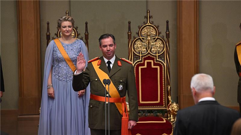 Guillaume legt Eid als neuer Großherzog von Luxemburg ab