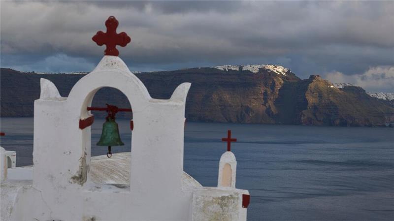 Santorini: Experten registrieren vulkanische Aktivität Gut zwei Drittel der Menschen haben die Insel verlassen.