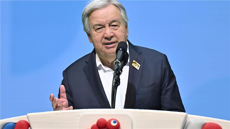 Guterres ist über den russischen Angriff auf Kiew erbost. (Archivbild)