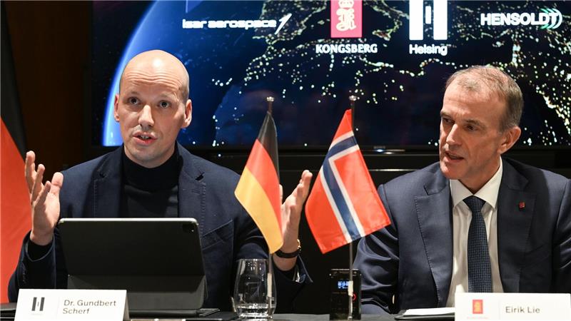 Haben ehrgeizige Pläne im All: Die Chefs von Helsing und Kongsberg.
