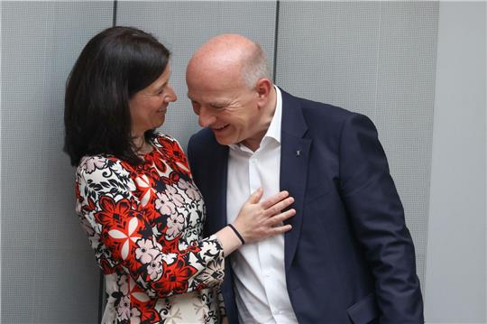 Haben ihre Beziehung öffentlich gemacht: Berlins Regierender Bürgermeister Kai Wegner (CDU) und Bildungssenatorin Katharina Günther-Wünsch (CDU).