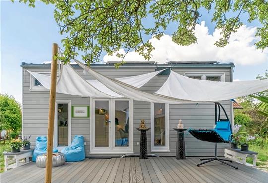 Häuser bis zu 60 Quadratmeter Grundfläche können auf den Mini-Grundstücken errichtet werden. Möglich sind auch eine weitere Etage, ein kleiner Abstellraum direkt am Haus und eine überdachte Terrasse von maximal 10 Quadratmeter Fläche.  Foto: Privat