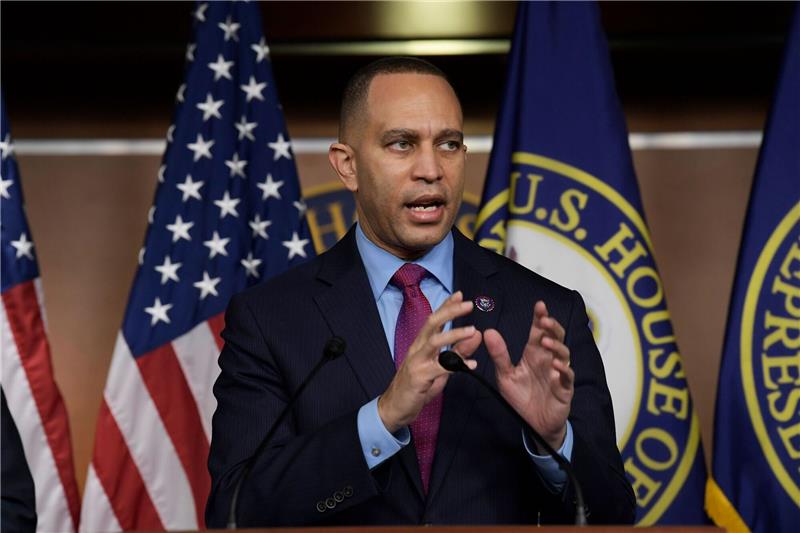 Hakeem Jeffries führt die Demokraten im Repräsentantenhaus an.