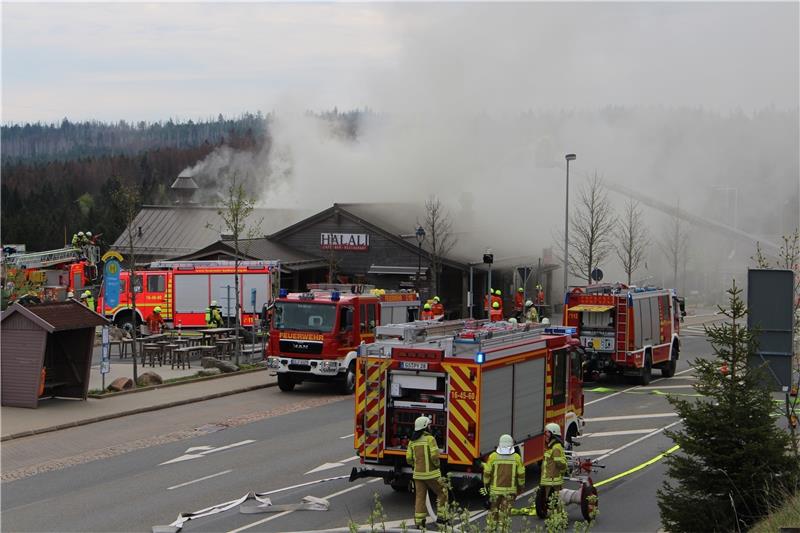 Halali Torfhaus Altenau Feuer