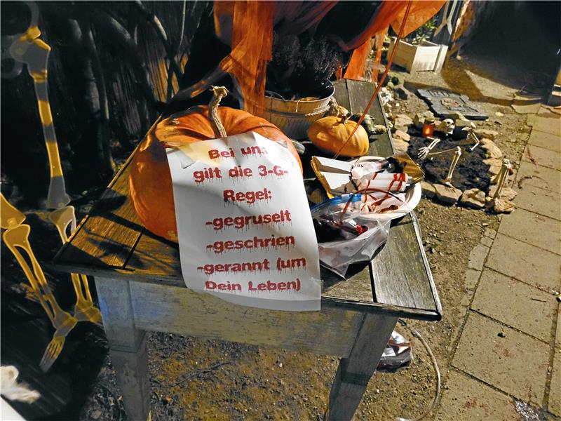 Halloween: Bad Harzburger haben unheimliche Ideen Halloween Grusel Spuk Dekoration