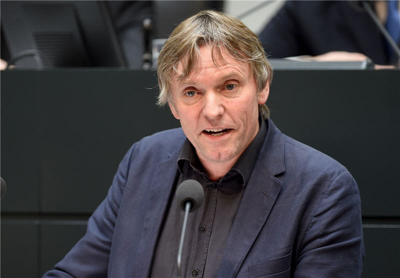 Grüne: Thema Autobahnbau keine Hürde für Koalition mit SPD Hans-Joachim Janßen (Bündnis 90/Die Grünen) spricht.