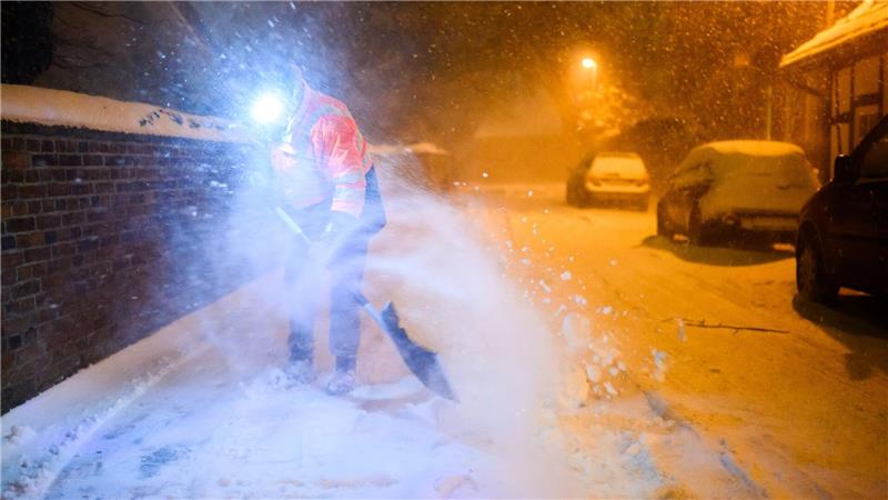 Harbart sagt: „Der Schnee kommt von allen Seiten.“