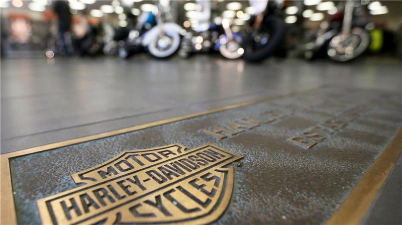US-Konzerne spüren Zollpolitik Trumps Harley-Davidson gehört auch zu den Leidtragenden. (Archivbild)