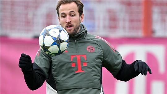 Harry Kane beim Training. Gegen Sporting wird der Torjäger wieder starten.