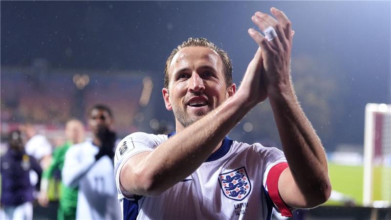 „Tuch down“ - Tuchel lässt England nach WM-Ticket träumen Harry Kane erzielte zwei Tore in Riga.
