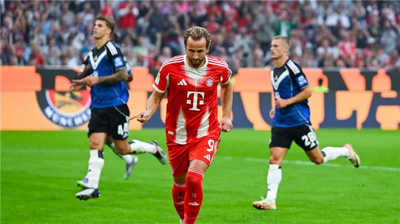 Bayern deklassiert HSV - Dortmund bestätigt Frühform Harry Kane traf auch gegen den HSV.