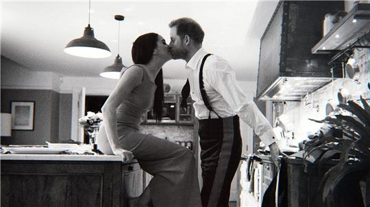 Harry und Meghan in einer Szene der Dokumentation «Harry & Meghan» (undatiert).