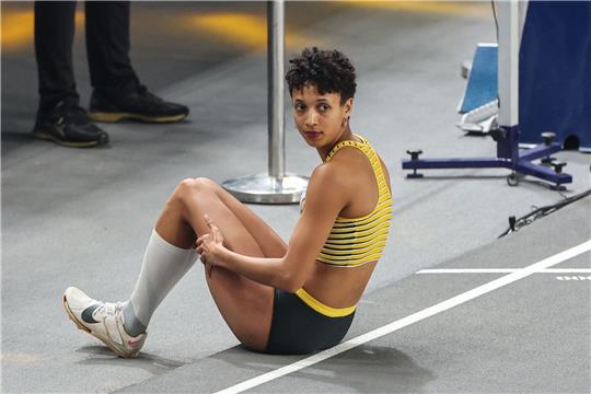 Hat bei der Hallen-EM die erhoffte Medaille verpasst: Malaika Mihambo.