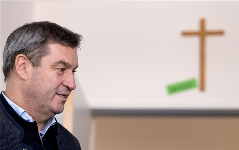 Bundesgericht verhandelt über Söders Kreuzerlass Hat erlassen, dass in jedem staatlichen Gebäude in Bayern ein Kruzifix hängen muss: Ministerpräsident Markus Söder.