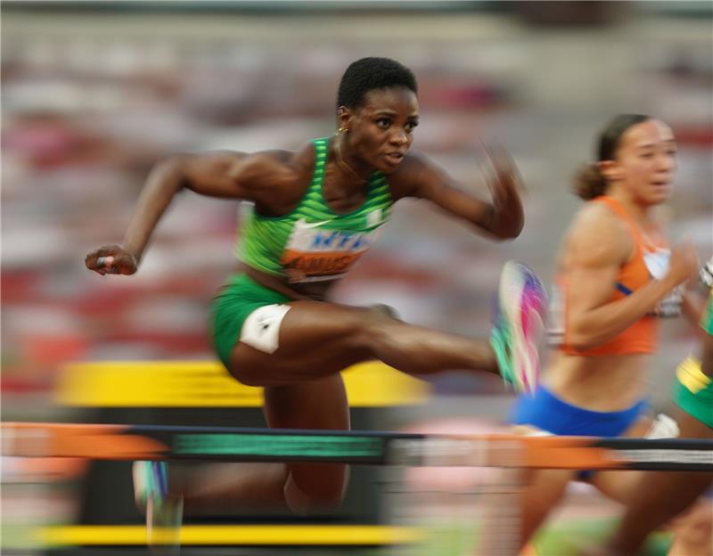 Hürdensprinterin Amusan nach Suspendierung ohne WM-Medaille Hat ihren Titel bei den Leichtathletik-Weltmeisterschaften verloren: Tobi Amusan.