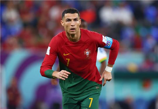 Hat nun als erster Spieler bei fünf Weltmeisterschaften getroffen: Cristiano Ronaldo.