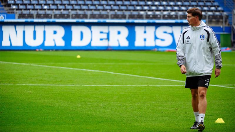 Hat weiter das Sagen beim HSV: Trainer Merlin Polzin. 