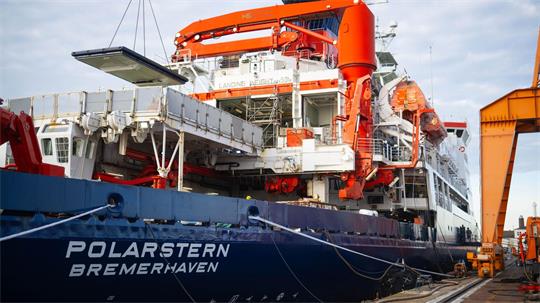 Hat zwei Millionen Seemeilen zurückgelegt: die „Polarstern“. (Archivbild)