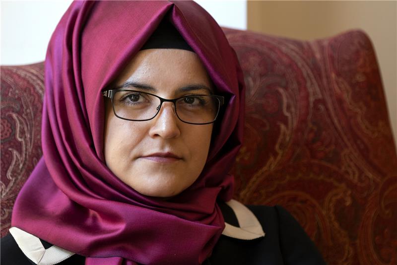 Hatice Cengiz hat Klage in Washington DC gegen den saudischen Kronprinzen eingereicht. Foto: Craig Ruttle/dpa/FR61802AP
