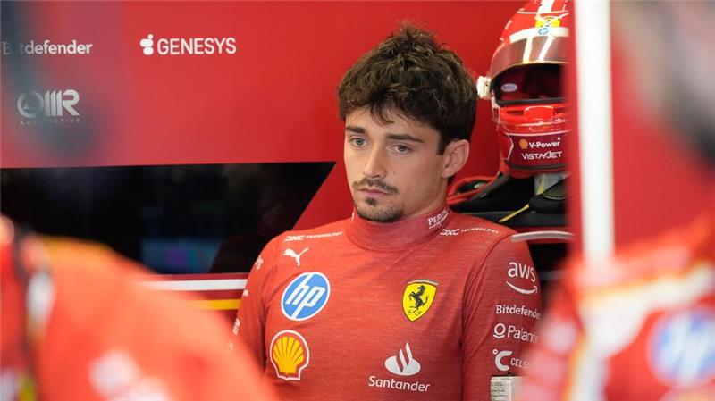Für Team-Titel: Ferrari muss „auf Rennwunder hoffen“ Hatte viel Pech: Charles Leclerc.