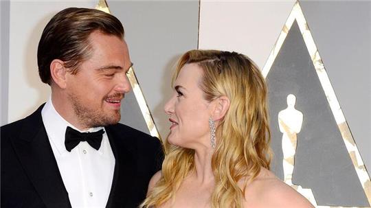 Hatten ein schmieriges Kuss-Erlebnis: Leonardo DiCaprio und Kate Winslet.