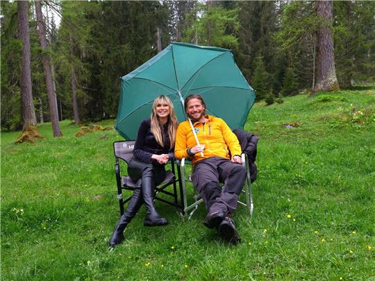 Heidi Klum ist in einer Folge von «Die Bergretter» mit Sebastian Ströbel zu sehen.